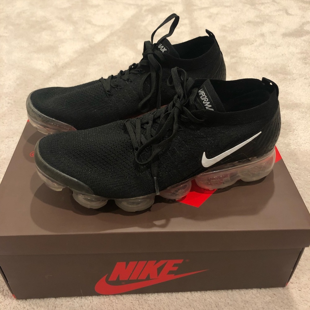 *Nike Air Vapor Max 2 Size 9.5 Black Training Run*